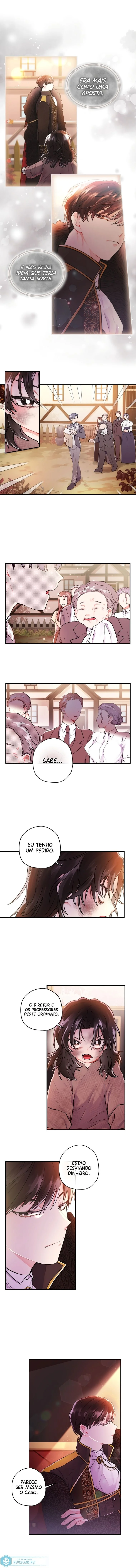 Eu me tornei a filha adotiva do protagonista Capítulo 1