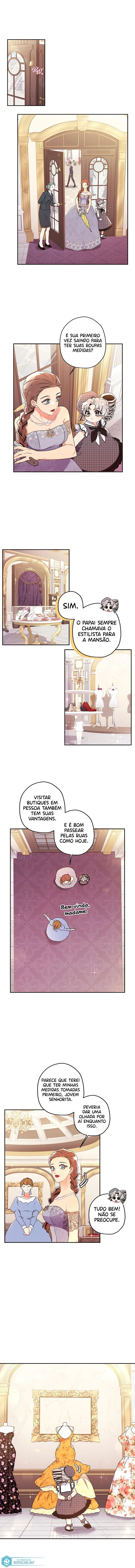 Eu me tornei a filha adotiva do protagonista Capítulo 1