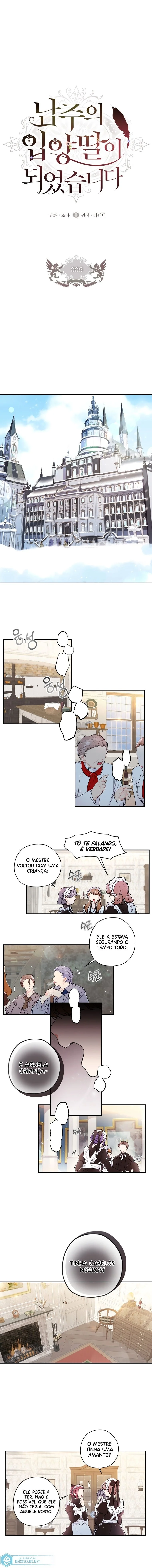 Eu me tornei a filha adotiva do protagonista Capítulo 1