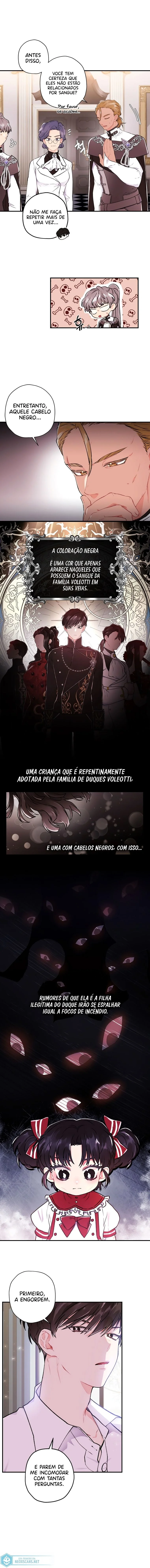Eu me tornei a filha adotiva do protagonista Capítulo 1