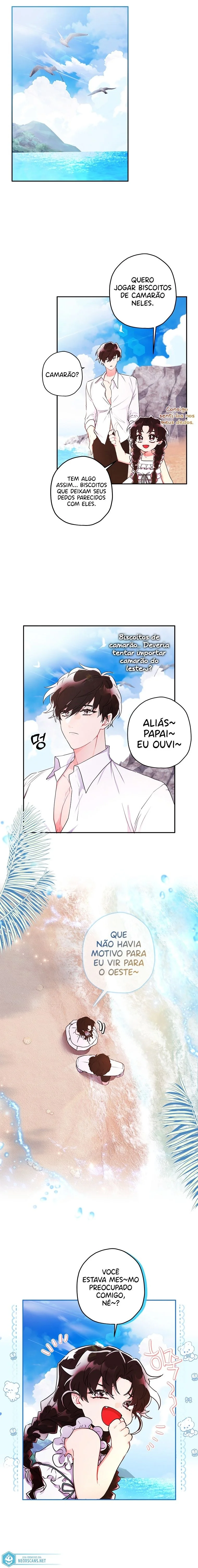 Eu me tornei a filha adotiva do protagonista Capítulo 1