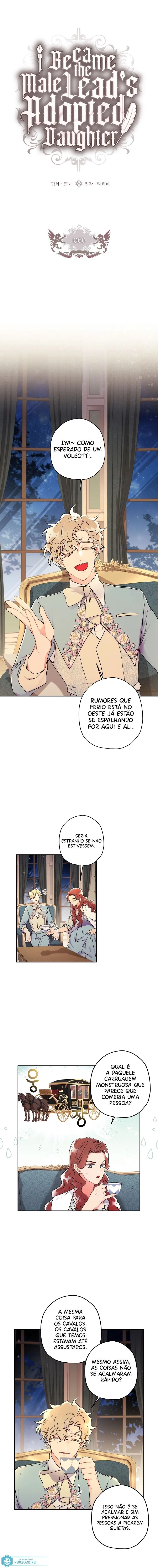 Eu me tornei a filha adotiva do protagonista Capítulo 1