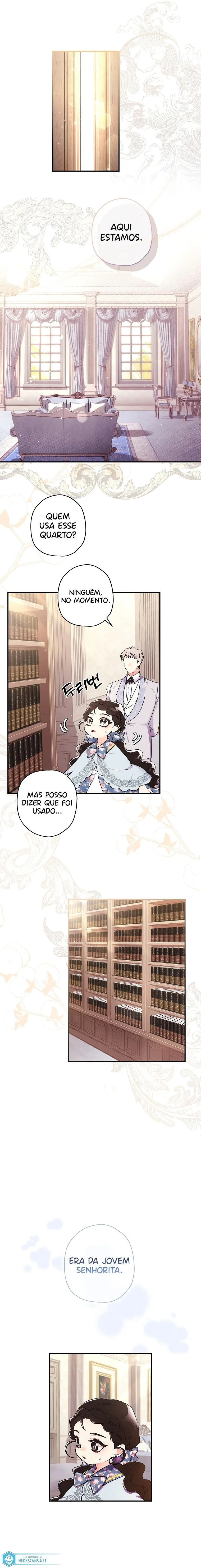 Eu me tornei a filha adotiva do protagonista Capítulo 1