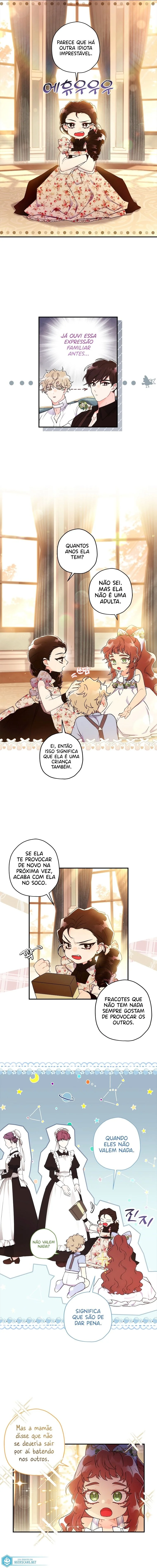 Eu me tornei a filha adotiva do protagonista Capítulo 1