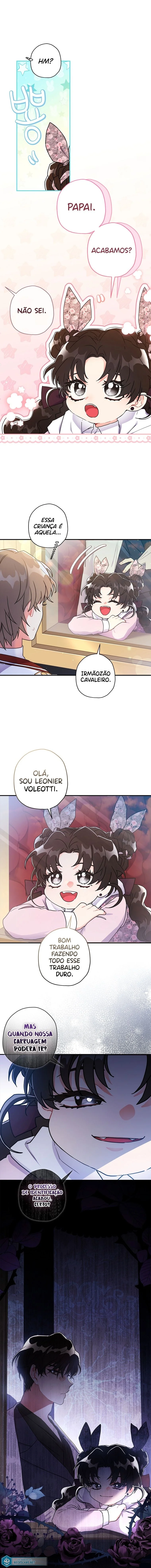 Eu me tornei a filha adotiva do protagonista Capítulo 1