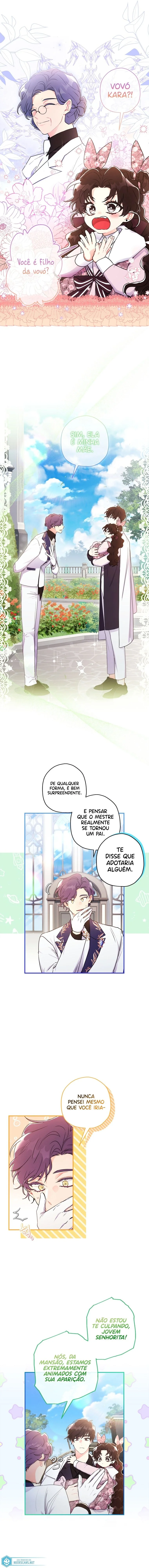 Eu me tornei a filha adotiva do protagonista Capítulo 1