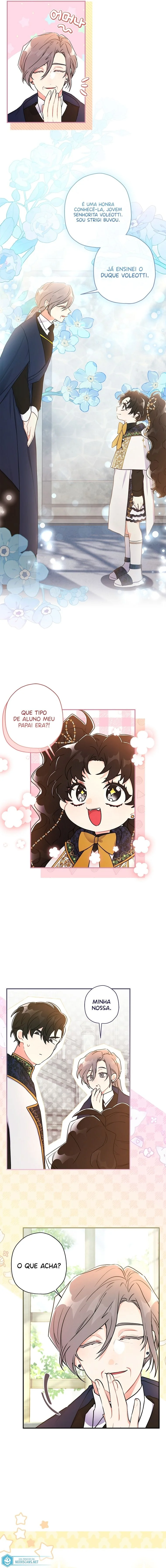 Eu me tornei a filha adotiva do protagonista Capítulo 1