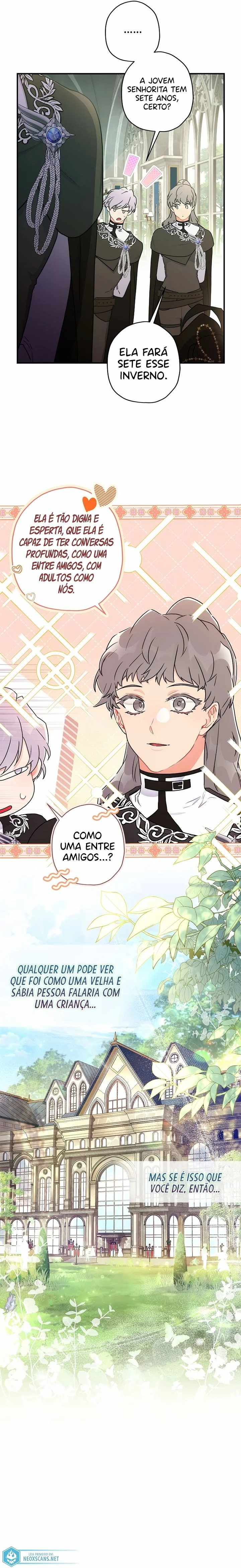 Eu me tornei a filha adotiva do protagonista Capítulo 1