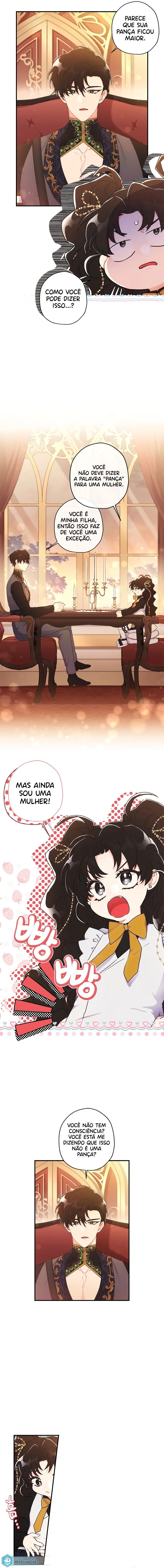 Eu me tornei a filha adotiva do protagonista Capítulo 1