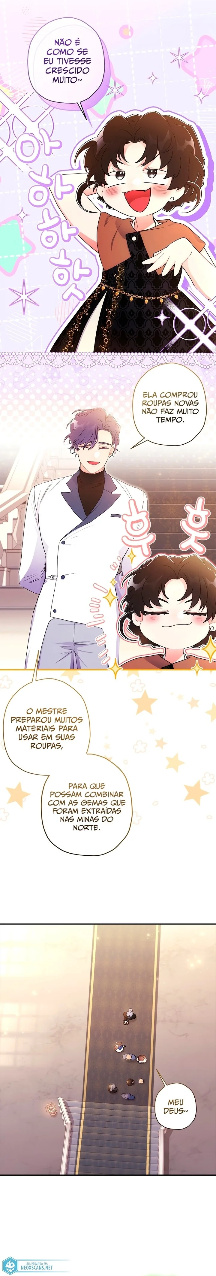 Eu me tornei a filha adotiva do protagonista Capítulo 1
