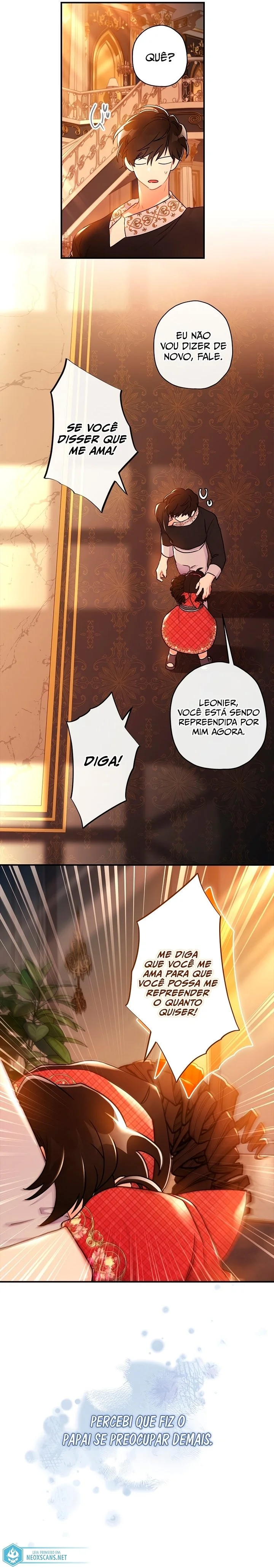 Eu me tornei a filha adotiva do protagonista Capítulo 1