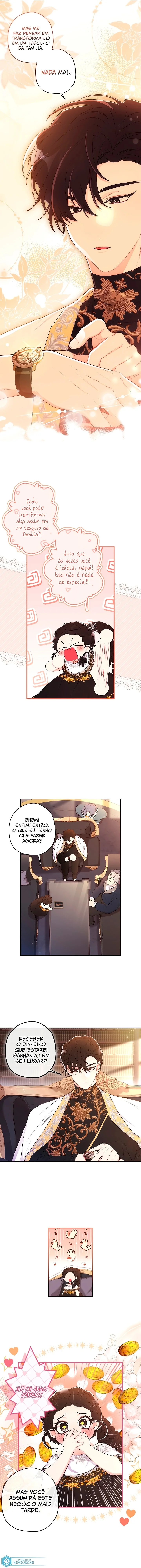 Eu me tornei a filha adotiva do protagonista Capítulo 1