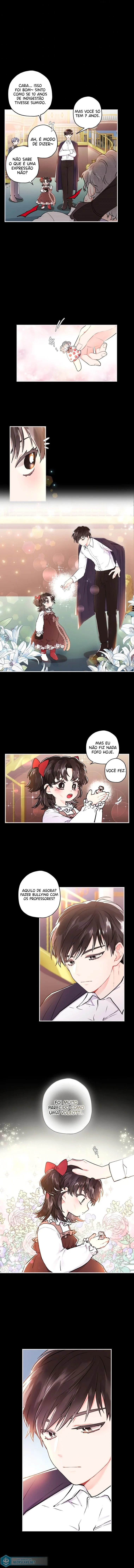 Eu me tornei a filha adotiva do protagonista Capítulo 1