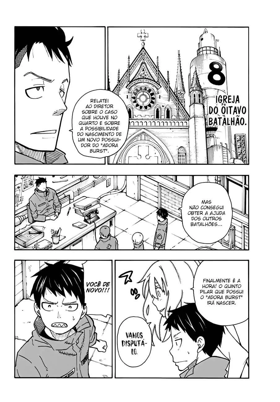 Fire Force Capítulo 2 – O Demônio, O Cavaleiro, E a Bruxa