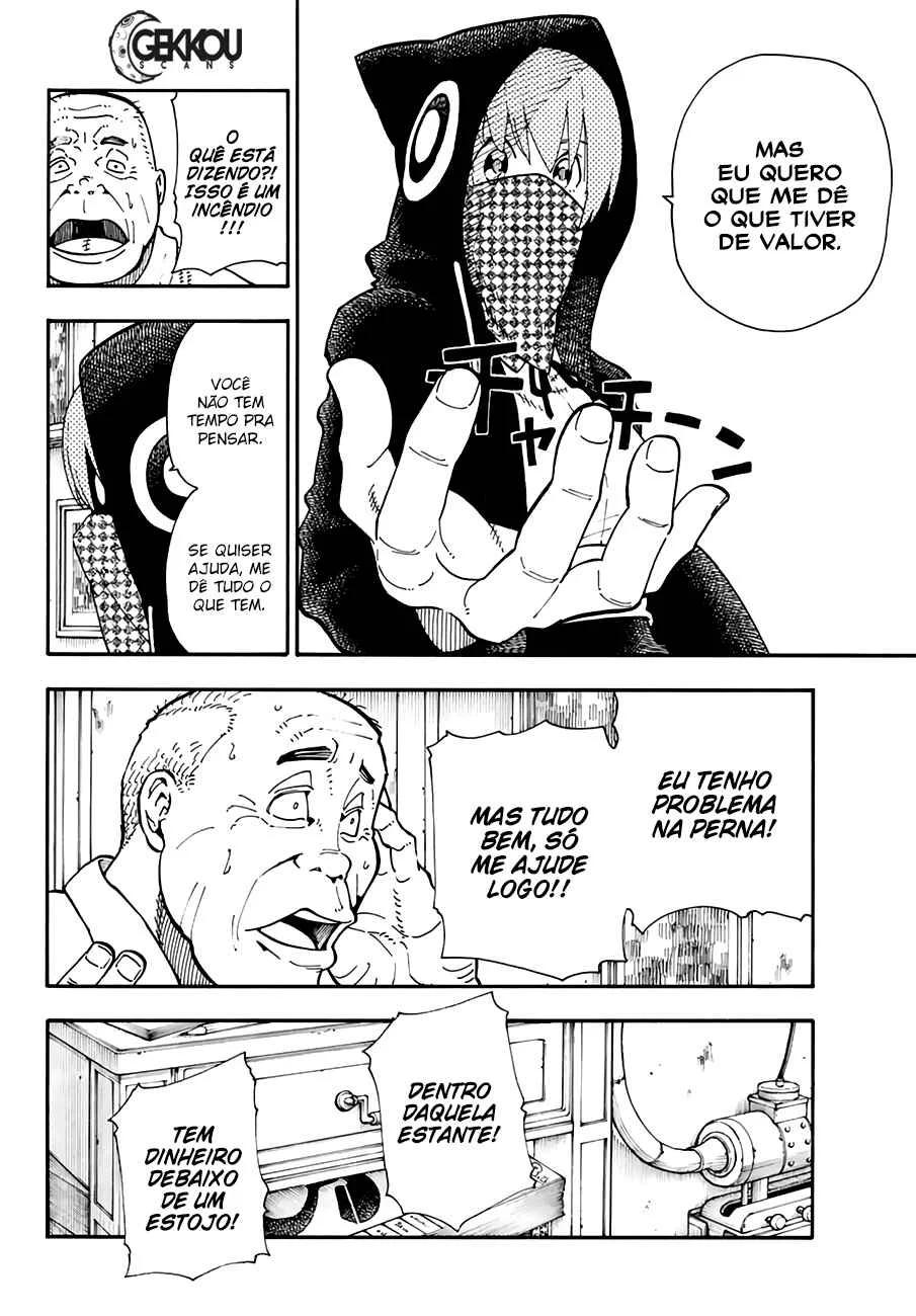 Fire Force Capítulo 2 – O Demônio, O Cavaleiro, E a Bruxa