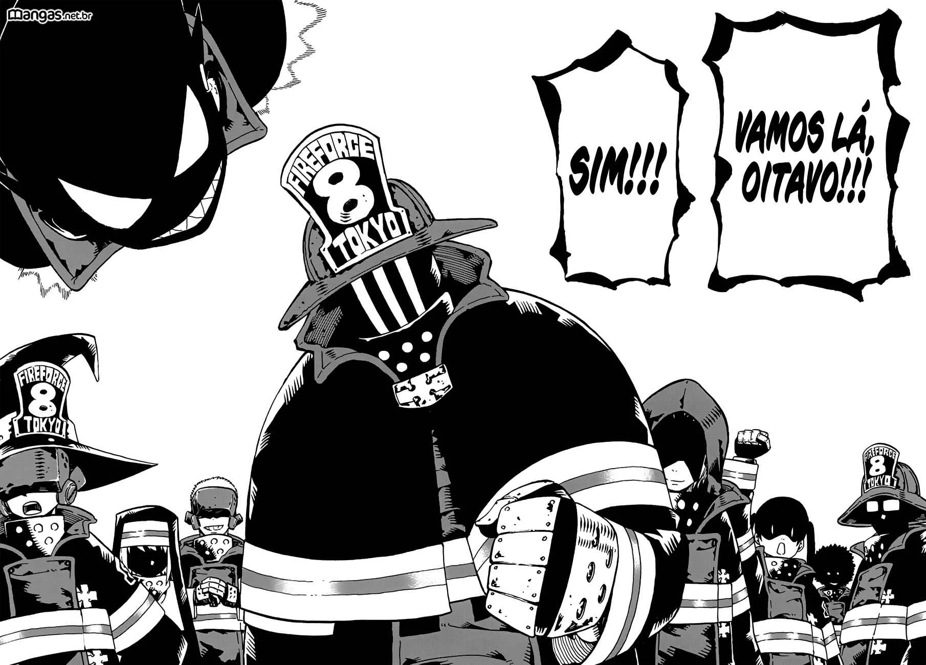 Fire Force Capítulo 2 – O Demônio, O Cavaleiro, E a Bruxa