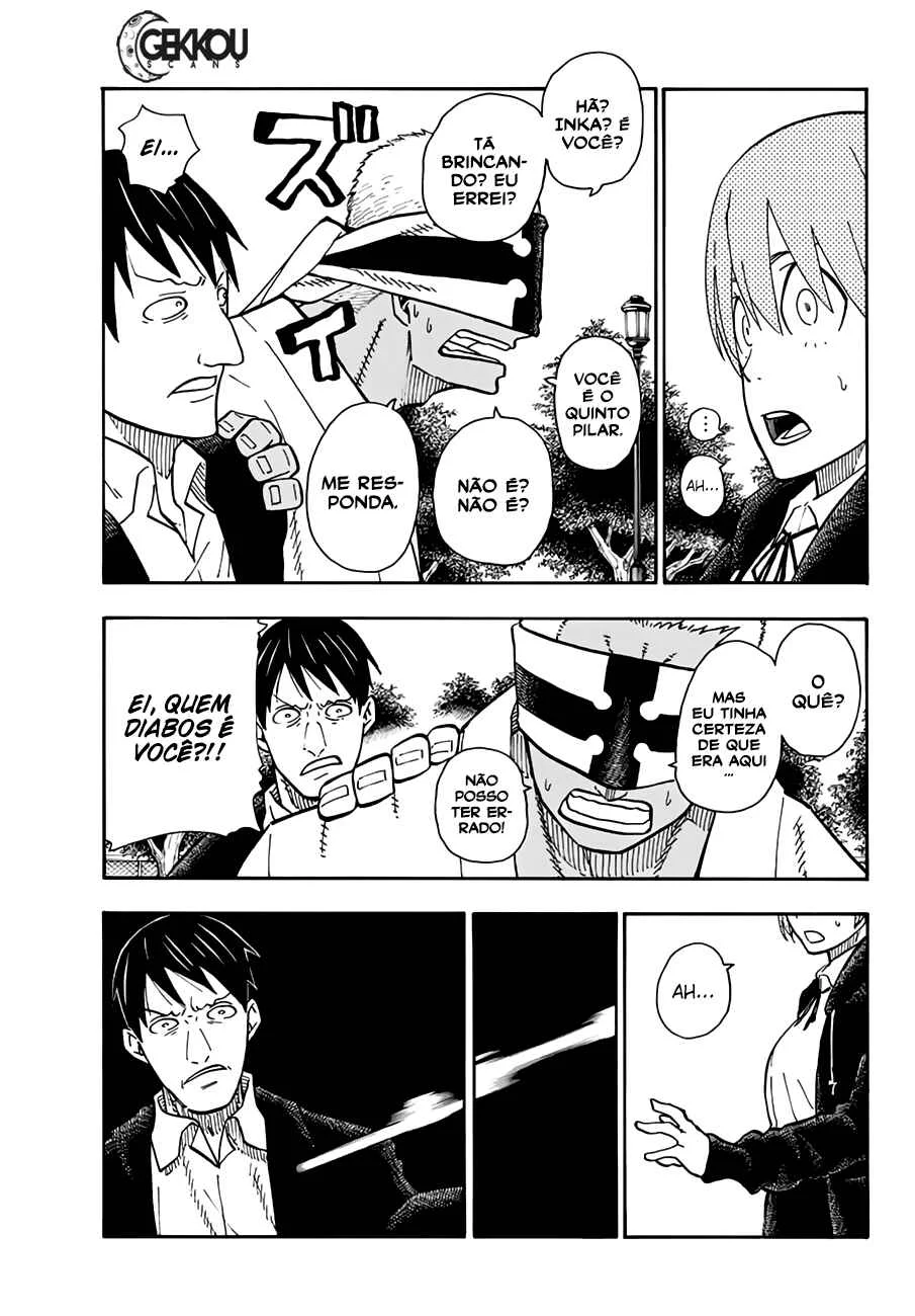 Fire Force Capítulo 2 – O Demônio, O Cavaleiro, E a Bruxa
