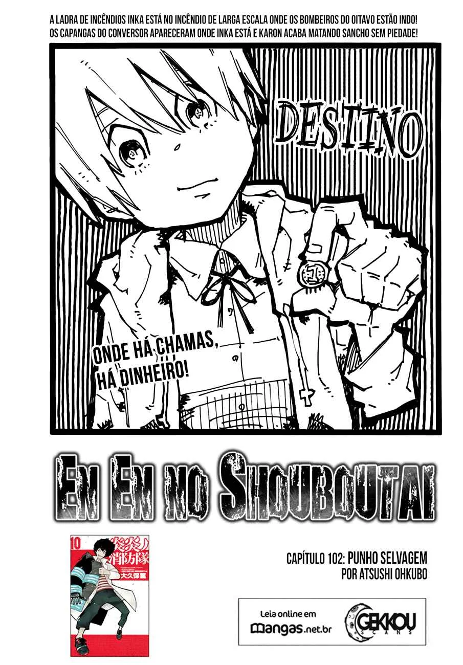 Fire Force Capítulo 2 – O Demônio, O Cavaleiro, E a Bruxa