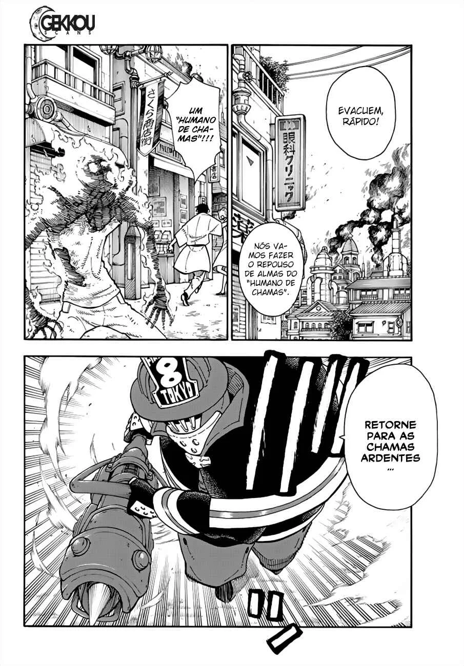 Fire Force Capítulo 2 – O Demônio, O Cavaleiro, E a Bruxa