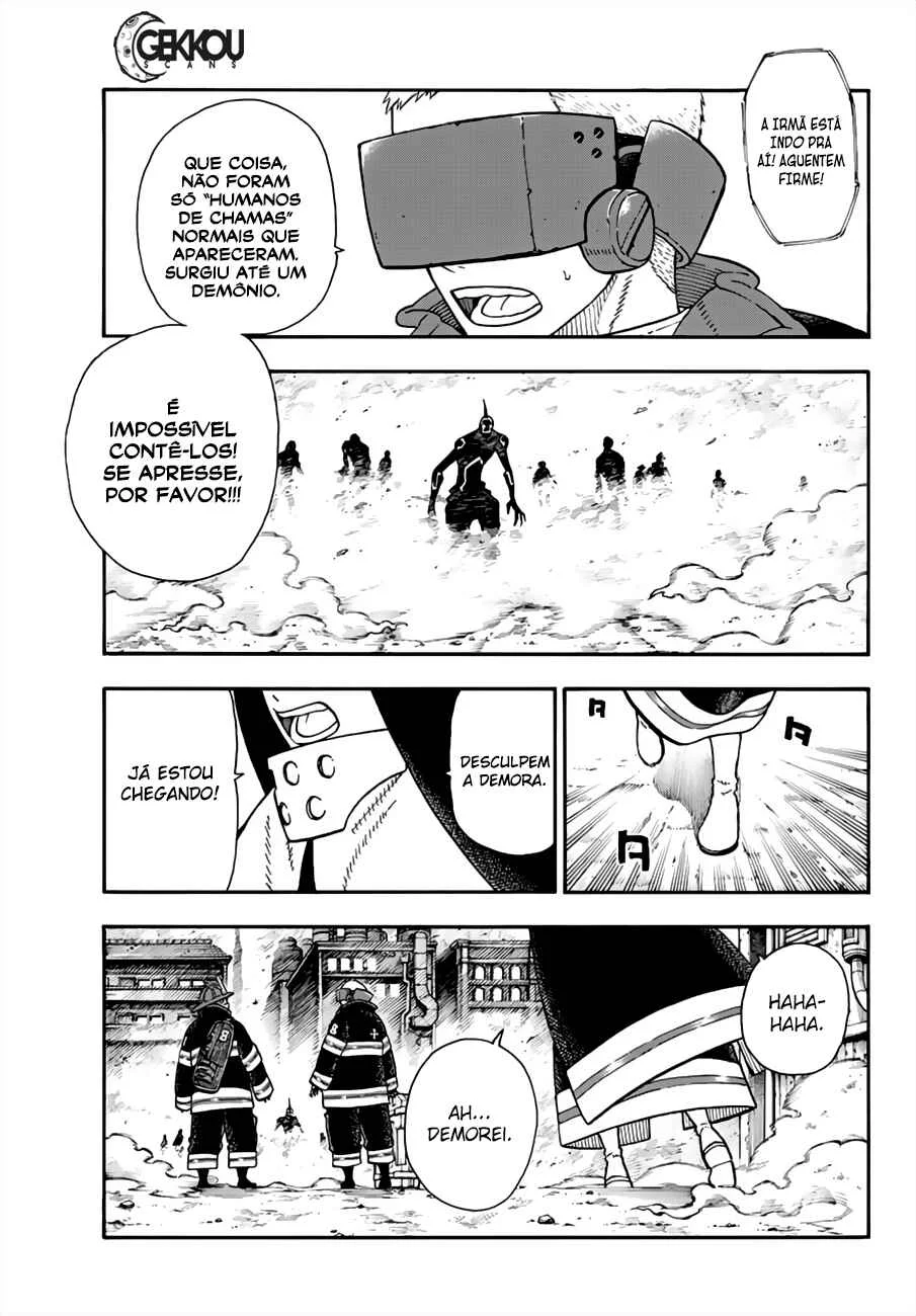 Fire Force Capítulo 2 – O Demônio, O Cavaleiro, E a Bruxa
