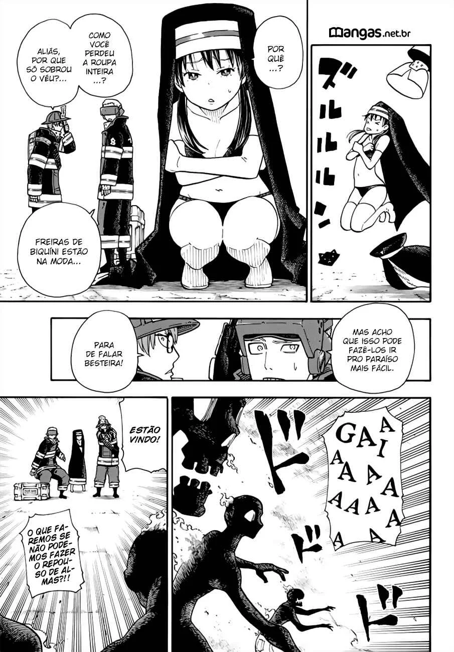 Fire Force Capítulo 2 – O Demônio, O Cavaleiro, E a Bruxa