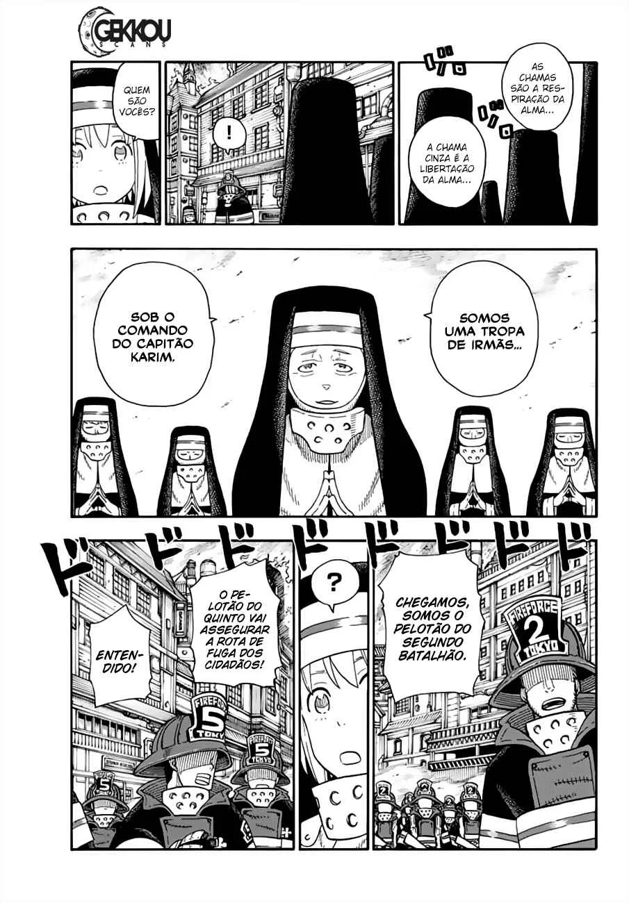 Fire Force Capítulo 2 – O Demônio, O Cavaleiro, E a Bruxa