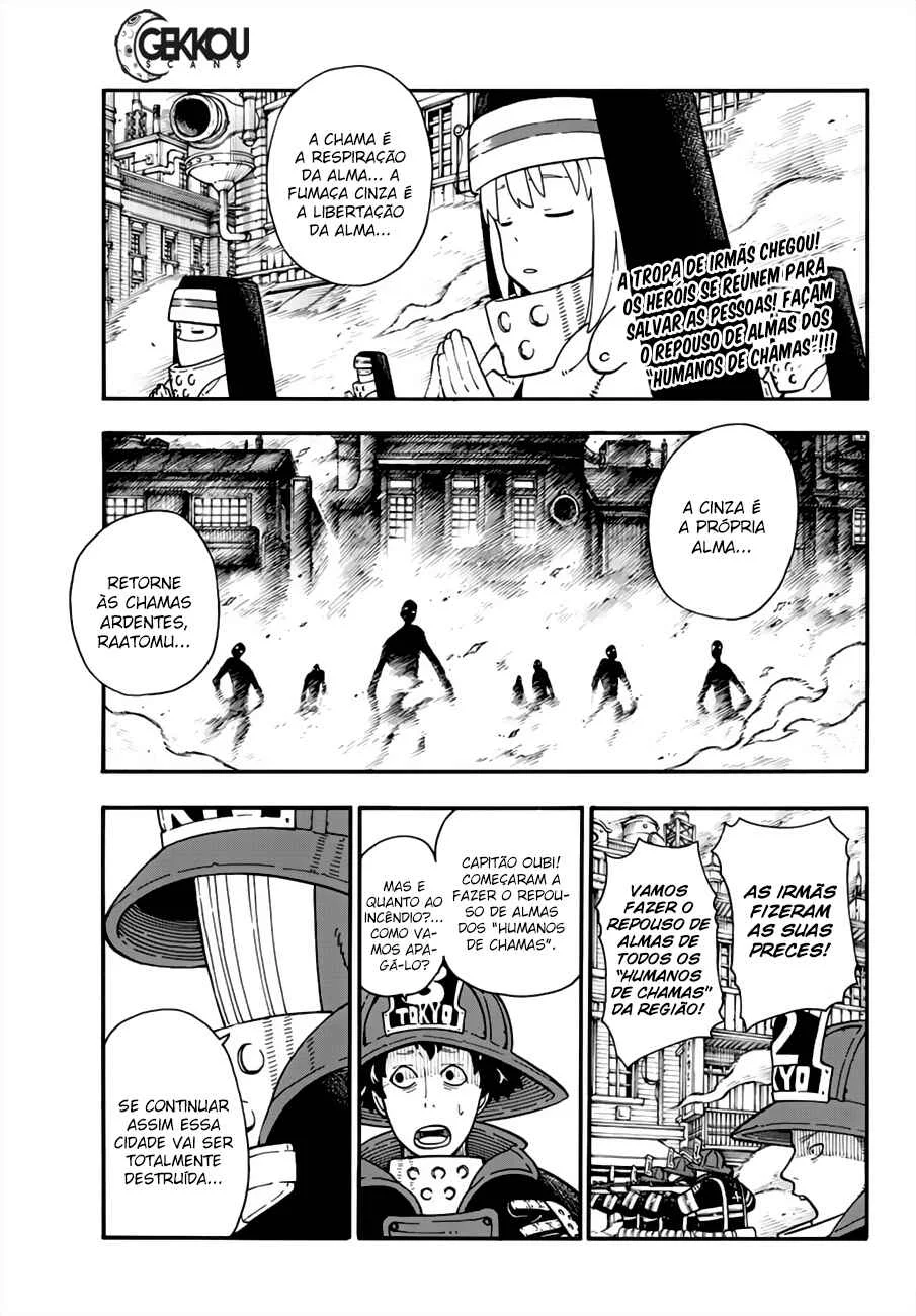 Fire Force Capítulo 2 – O Demônio, O Cavaleiro, E a Bruxa