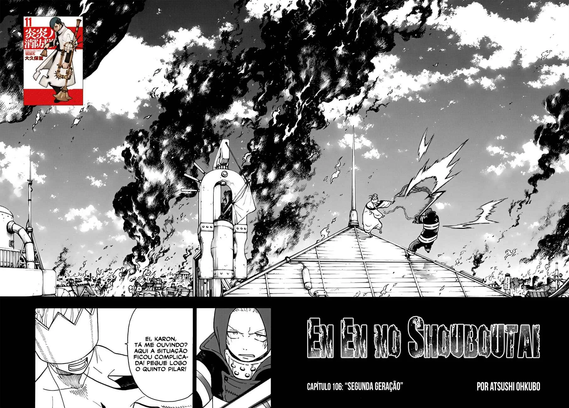 Fire Force Capítulo 2 – O Demônio, O Cavaleiro, E a Bruxa