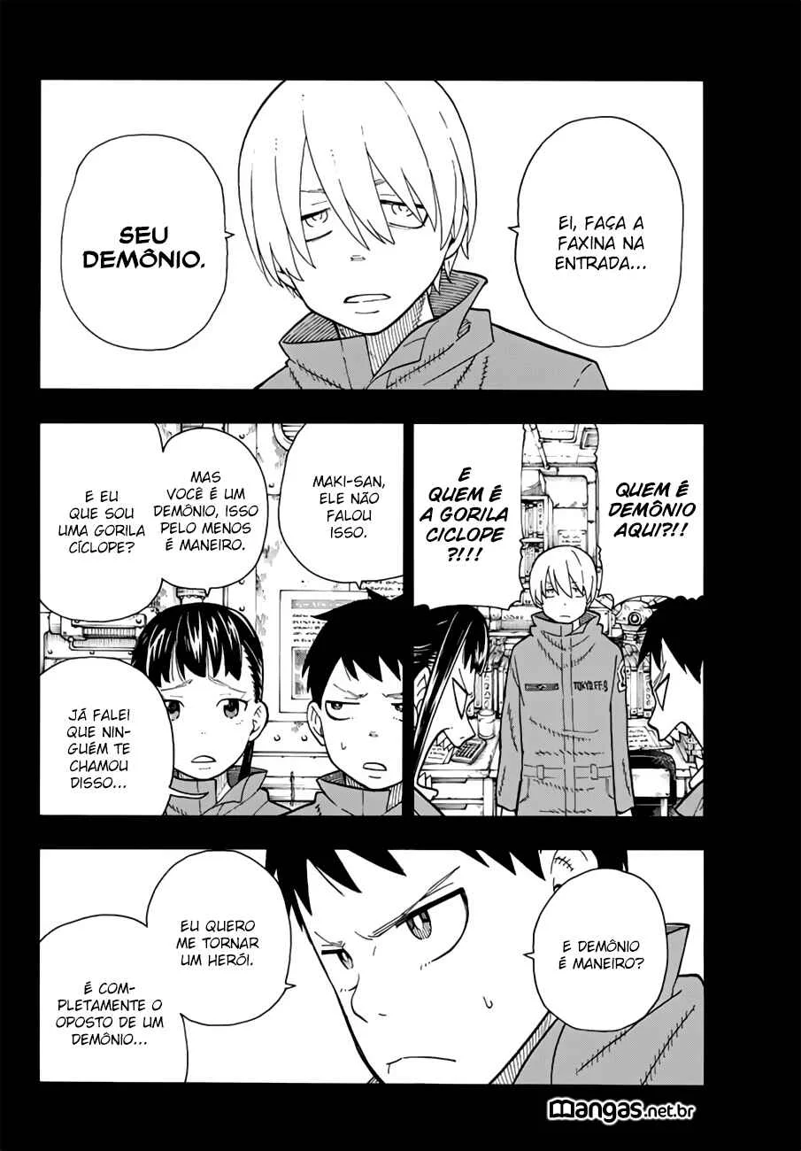 Fire Force Capítulo 2 – O Demônio, O Cavaleiro, E a Bruxa