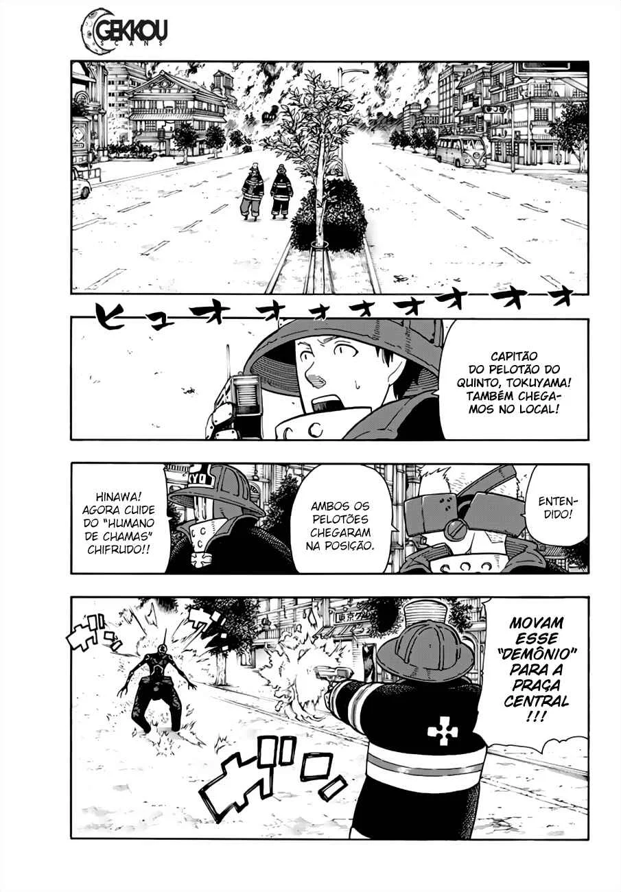 Fire Force Capítulo 2 – O Demônio, O Cavaleiro, E a Bruxa