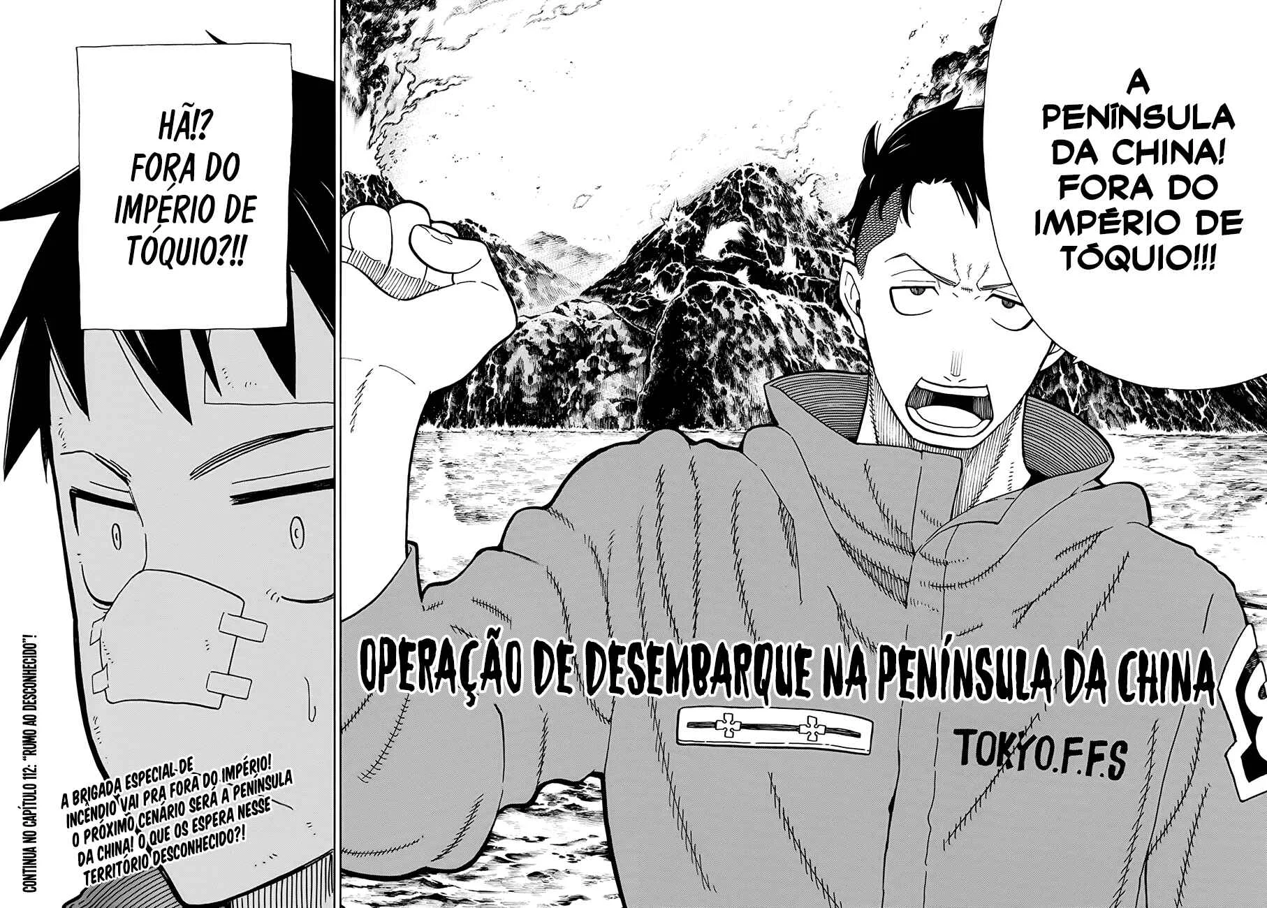 Fire Force Capítulo 2 – O Demônio, O Cavaleiro, E a Bruxa