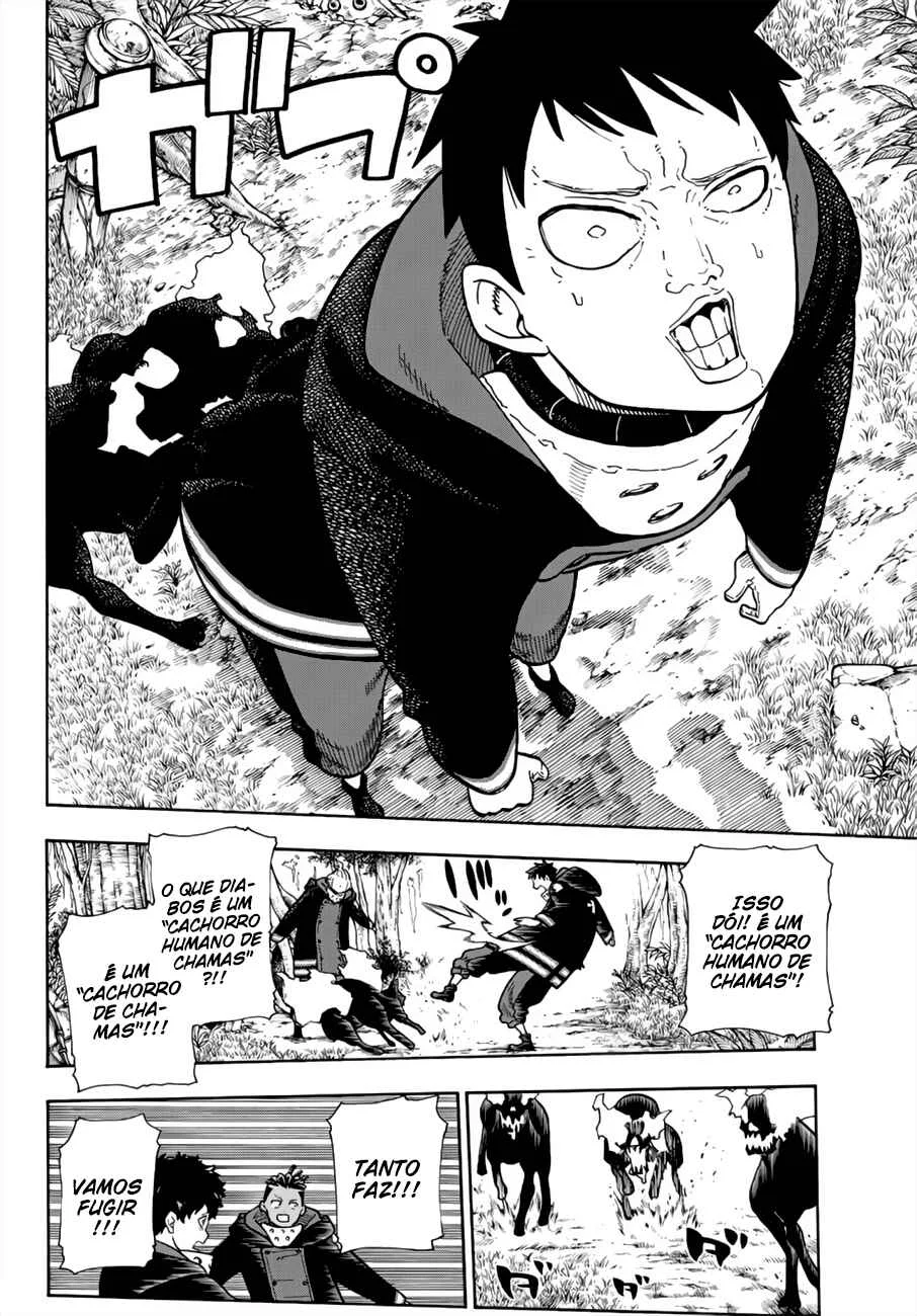 Fire Force Capítulo 2 – O Demônio, O Cavaleiro, E a Bruxa