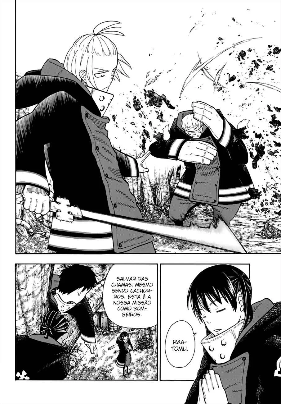 Fire Force Capítulo 2 – O Demônio, O Cavaleiro, E a Bruxa