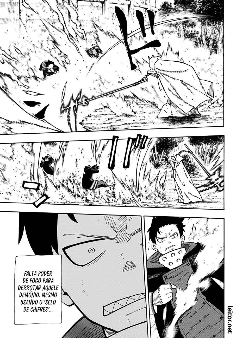 Fire Force Capítulo 2 – O Demônio, O Cavaleiro, E a Bruxa