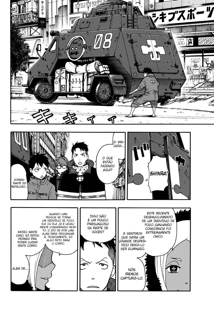 Fire Force Capítulo 2 – O Demônio, O Cavaleiro, E a Bruxa