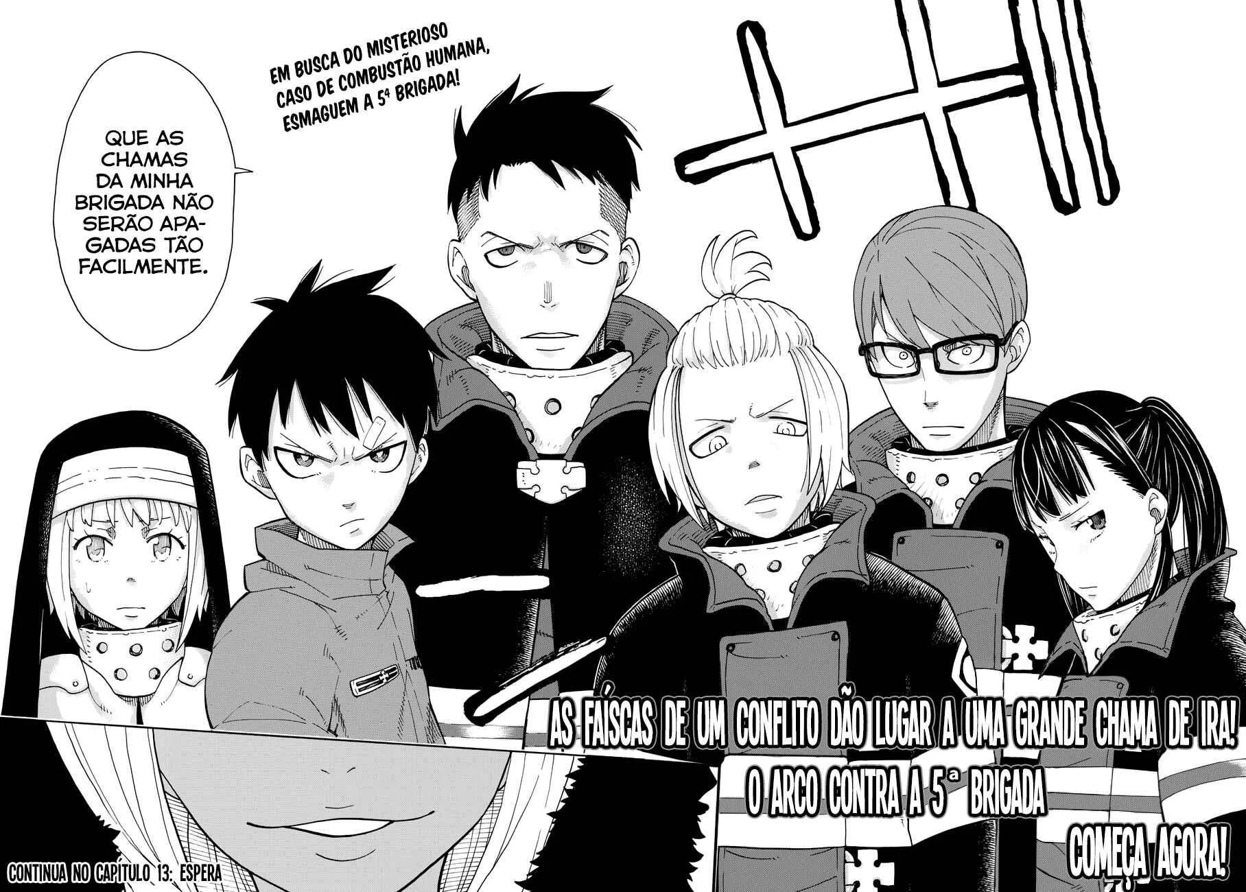 Fire Force Capítulo 2 – O Demônio, O Cavaleiro, E a Bruxa