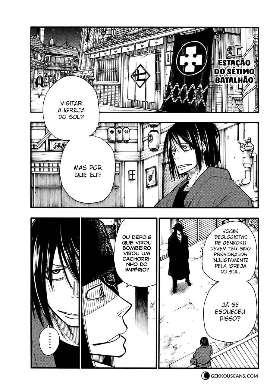 Fire Force Capítulo 2 – O Demônio, O Cavaleiro, E a Bruxa