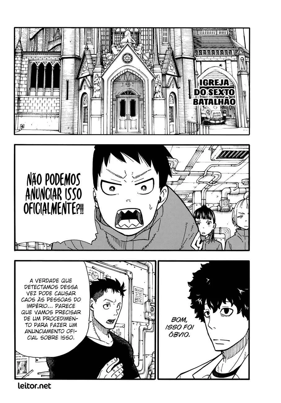 Fire Force Capítulo 2 – O Demônio, O Cavaleiro, E a Bruxa