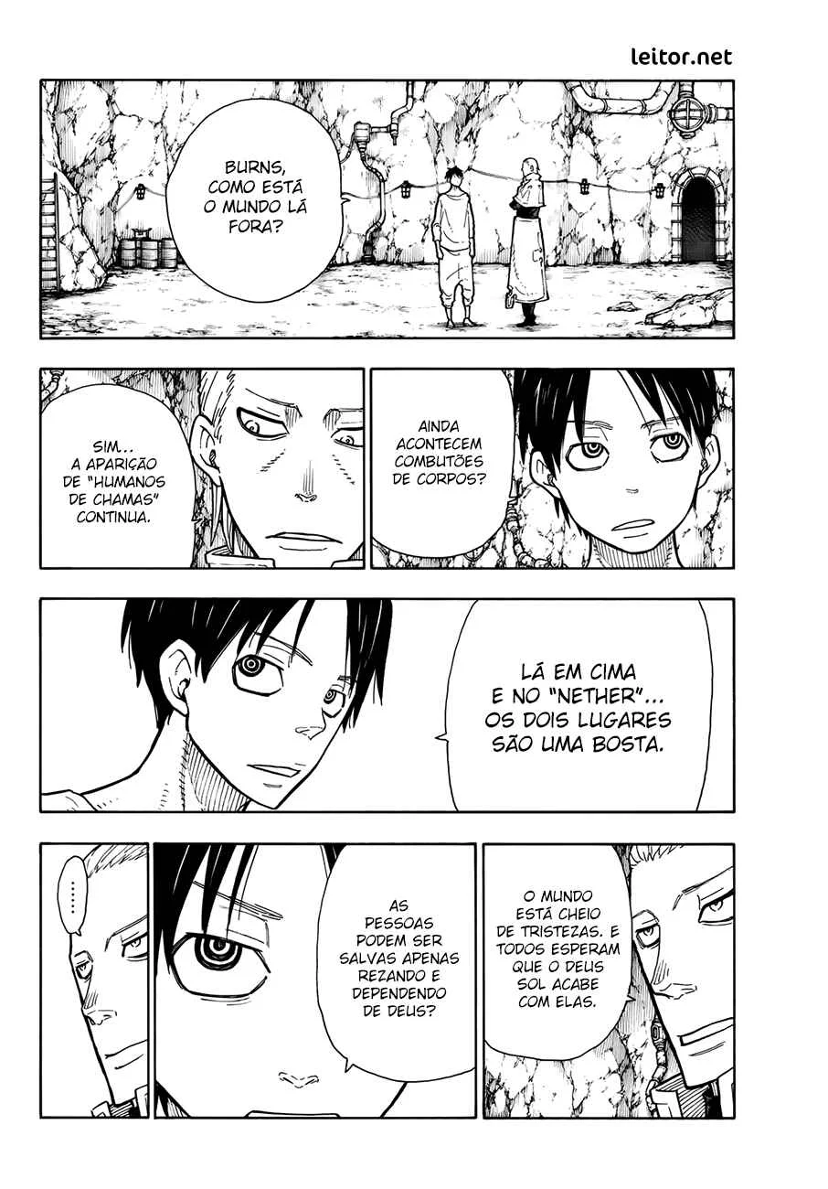 Fire Force Capítulo 2 – O Demônio, O Cavaleiro, E a Bruxa