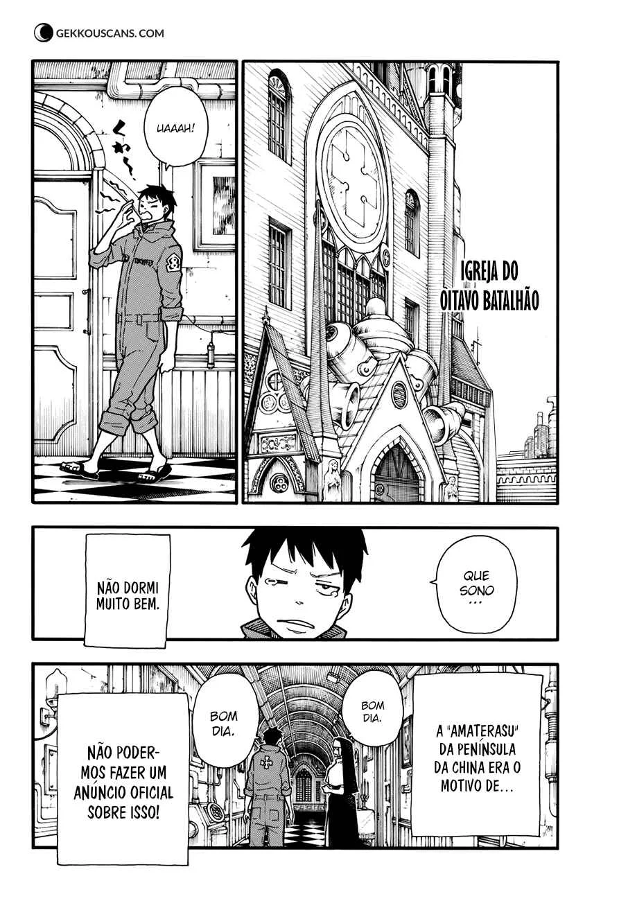 Fire Force Capítulo 2 – O Demônio, O Cavaleiro, E a Bruxa