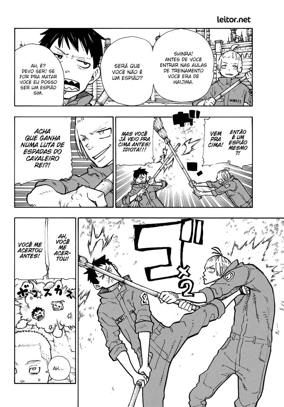 Fire Force Capítulo 2 – O Demônio, O Cavaleiro, E a Bruxa