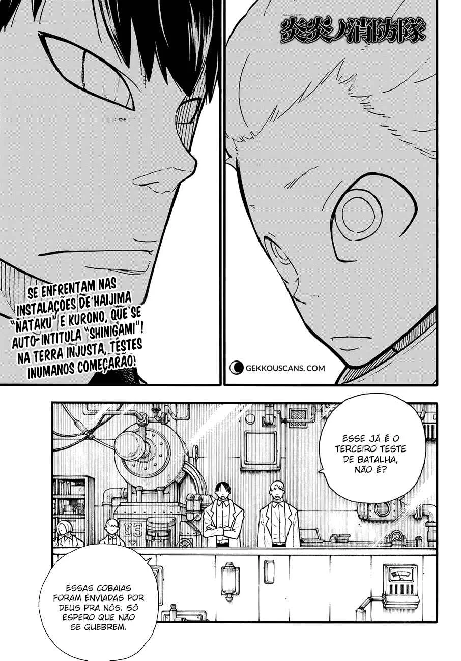 Fire Force Capítulo 2 – O Demônio, O Cavaleiro, E a Bruxa
