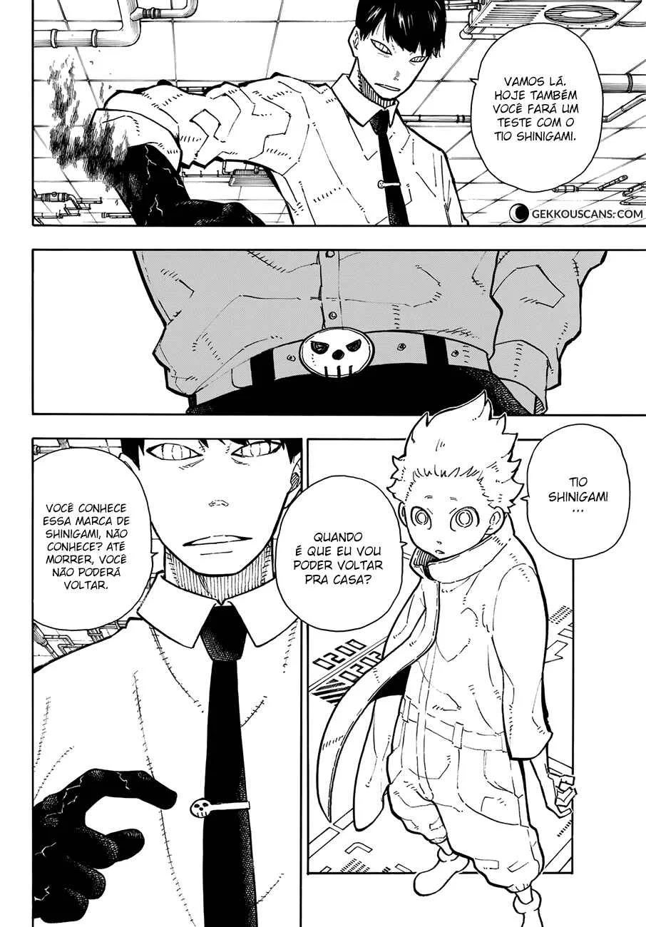 Fire Force Capítulo 2 – O Demônio, O Cavaleiro, E a Bruxa