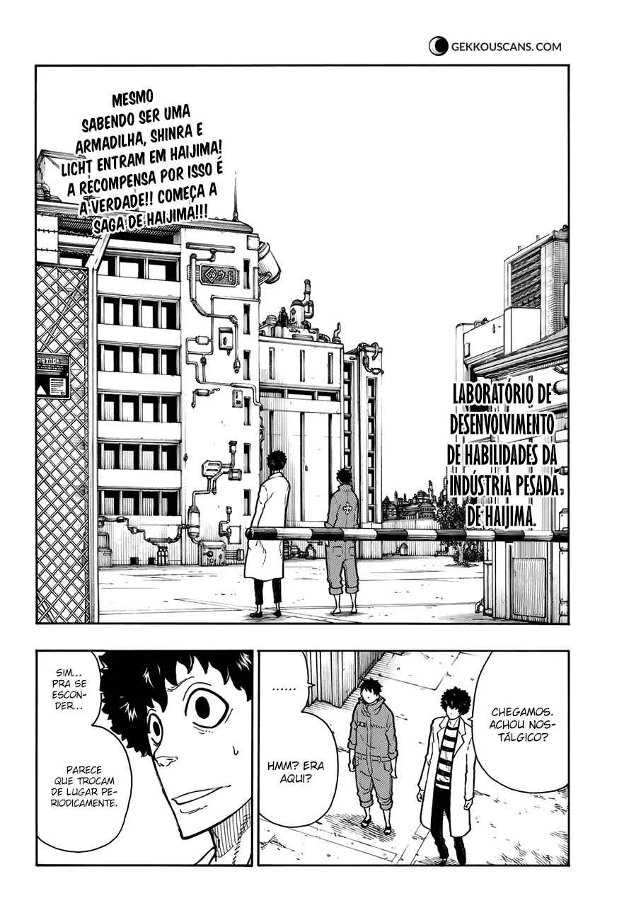 Fire Force Capítulo 2 – O Demônio, O Cavaleiro, E a Bruxa