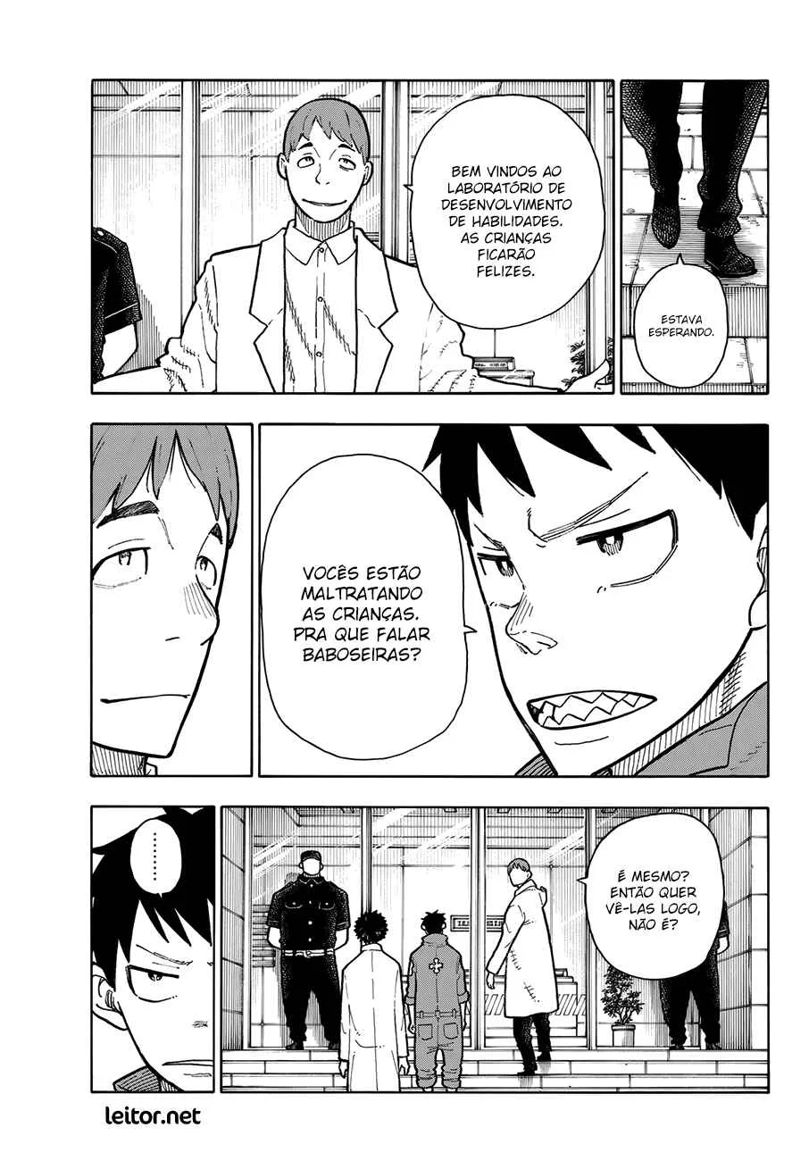 Fire Force Capítulo 2 – O Demônio, O Cavaleiro, E a Bruxa