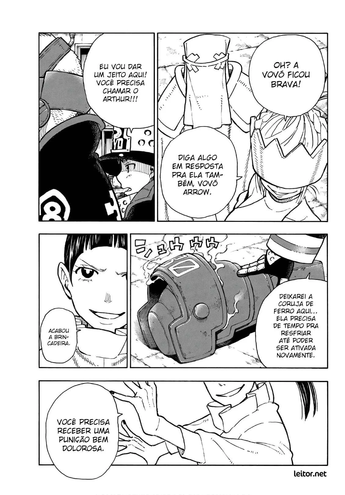 Fire Force Capítulo 2 – O Demônio, O Cavaleiro, E a Bruxa