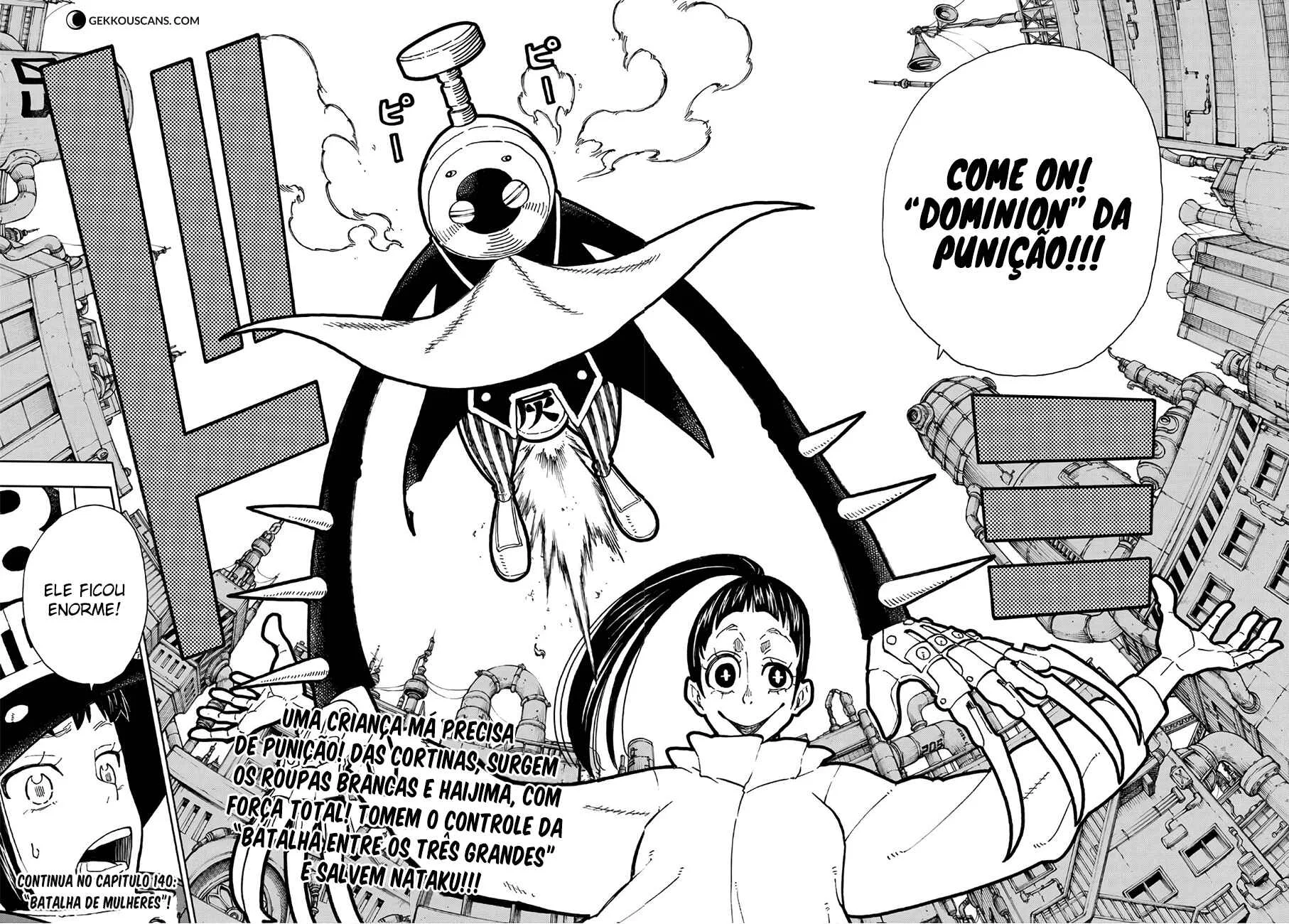 Fire Force Capítulo 2 – O Demônio, O Cavaleiro, E a Bruxa