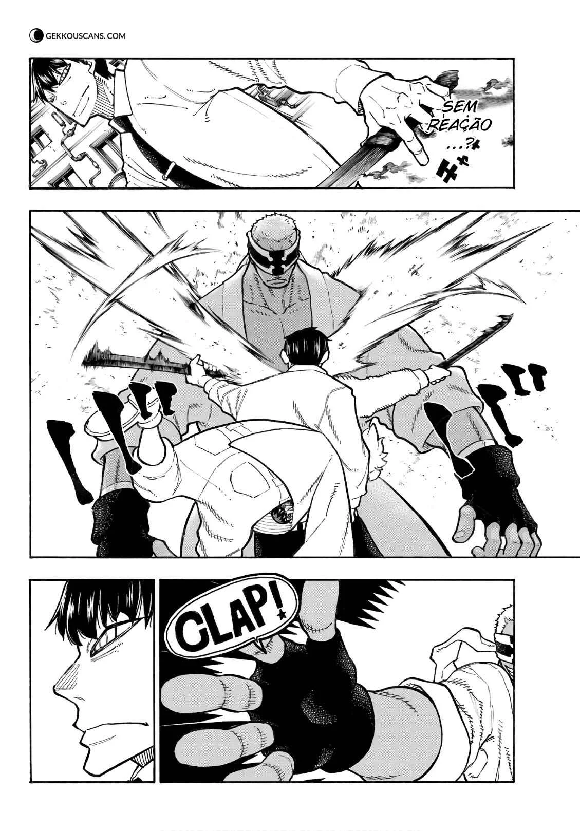 Fire Force Capítulo 2 – O Demônio, O Cavaleiro, E a Bruxa
