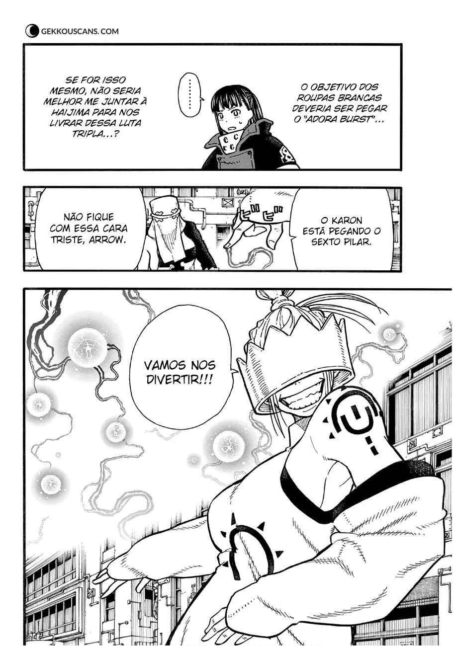 Fire Force Capítulo 2 – O Demônio, O Cavaleiro, E a Bruxa