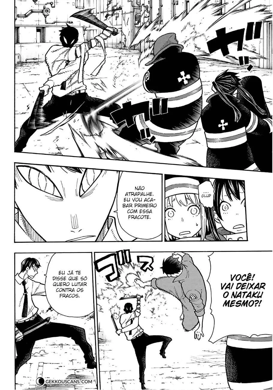 Fire Force Capítulo 2 – O Demônio, O Cavaleiro, E a Bruxa